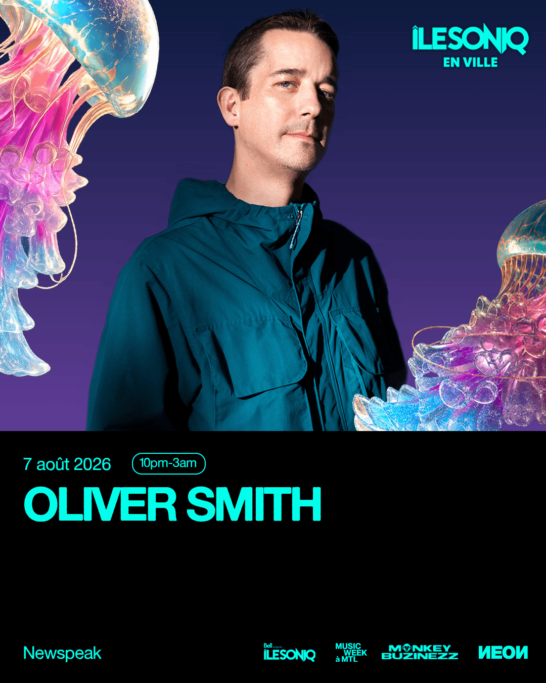 OLIVER SMITH (îLESONIQ En Ville) au Newspeak